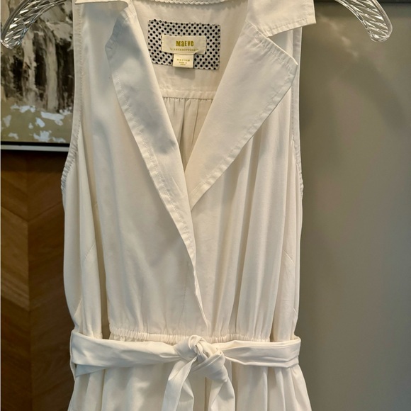 Maeve Anthropologie Size Medium cotton buttonfront belted maxi dress. - Picture 8 of 9